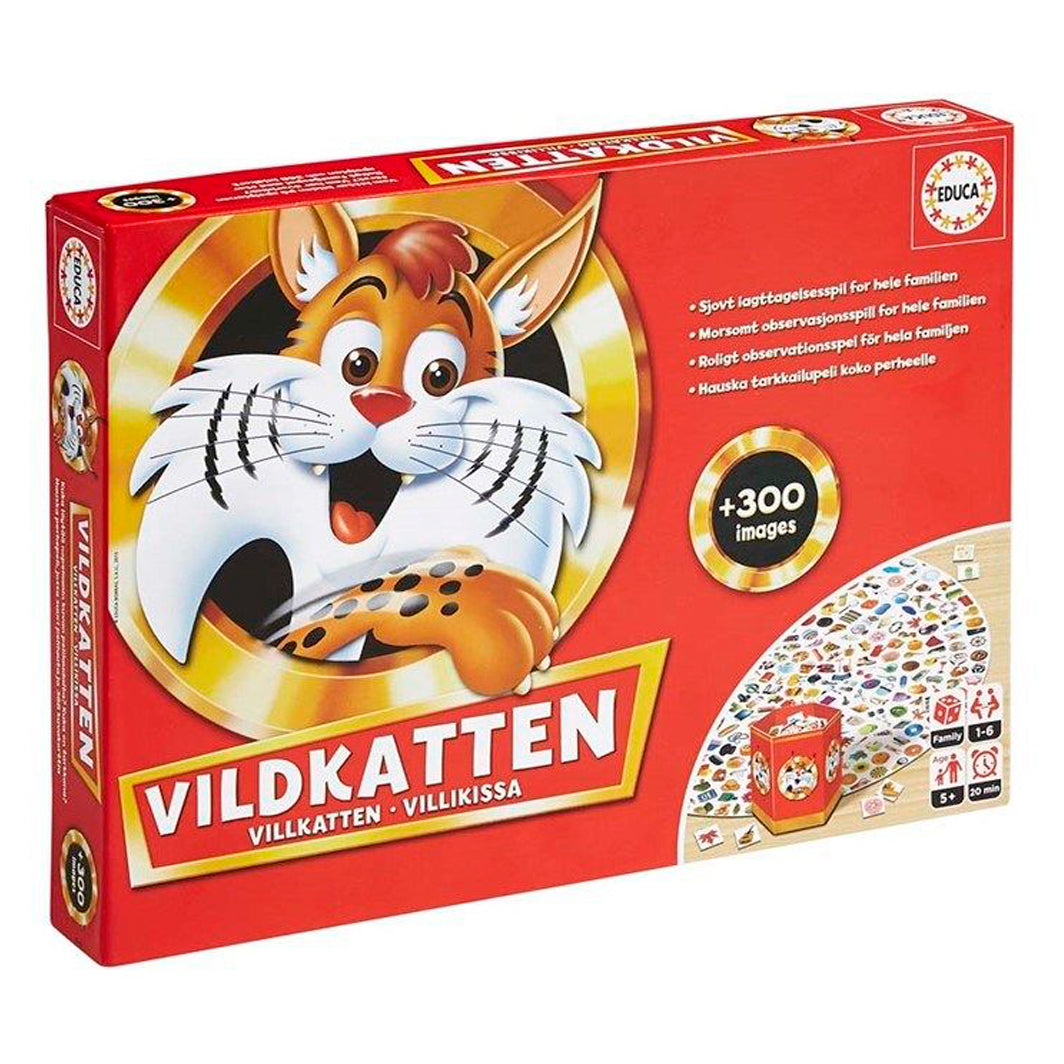 Vildkatten brætspil, 300 brikker, familiespil