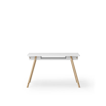 Oliver Furniture, Camp juniorskrivebord - Hvit / Eik