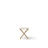 Oliver Furniture Camp junior taburet med x-stel i eg