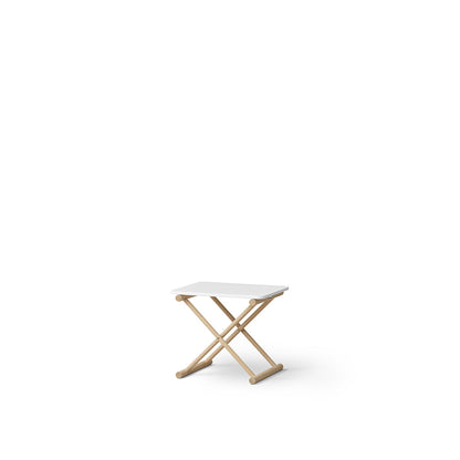 Oliver Furniture, Camp Sengebord lavt – Hvit / Eik