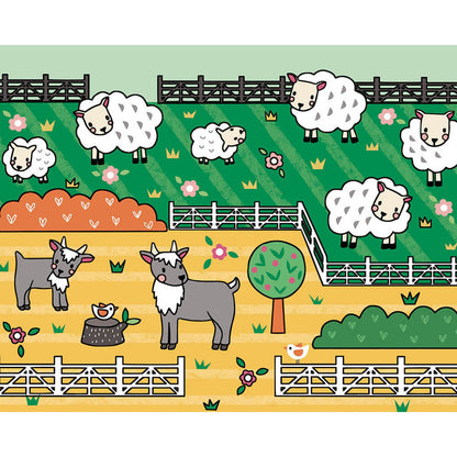 Auzou Malebok, Mal med vann - På landet