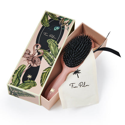 Fan Palm hårbørste, Blush - Medium