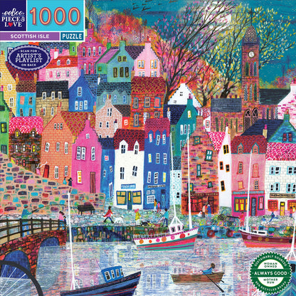 eeBoo Puslespill 1000 biter, Scottish Isle
