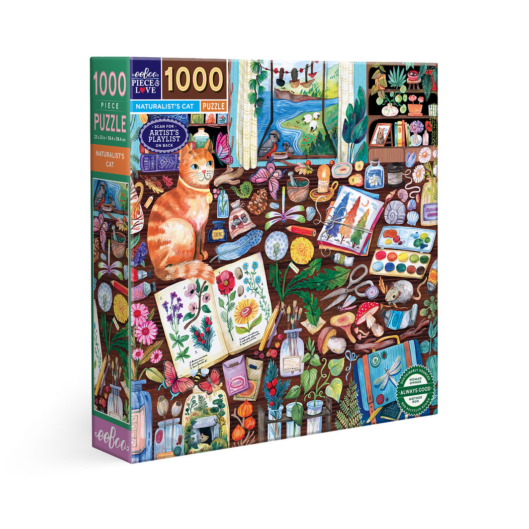 eeBoo Puslespil 1000 brk, Naturalist&