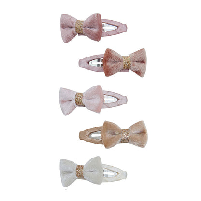 Mimi &amp; Lula 5 Hårspænder - Mini Velvet Tinkerbell