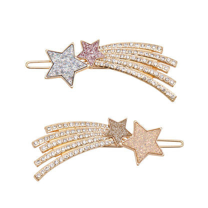 Mimi &amp; Lula - 2 hårspenner med trykklås - Large Dazzle Shooting Star