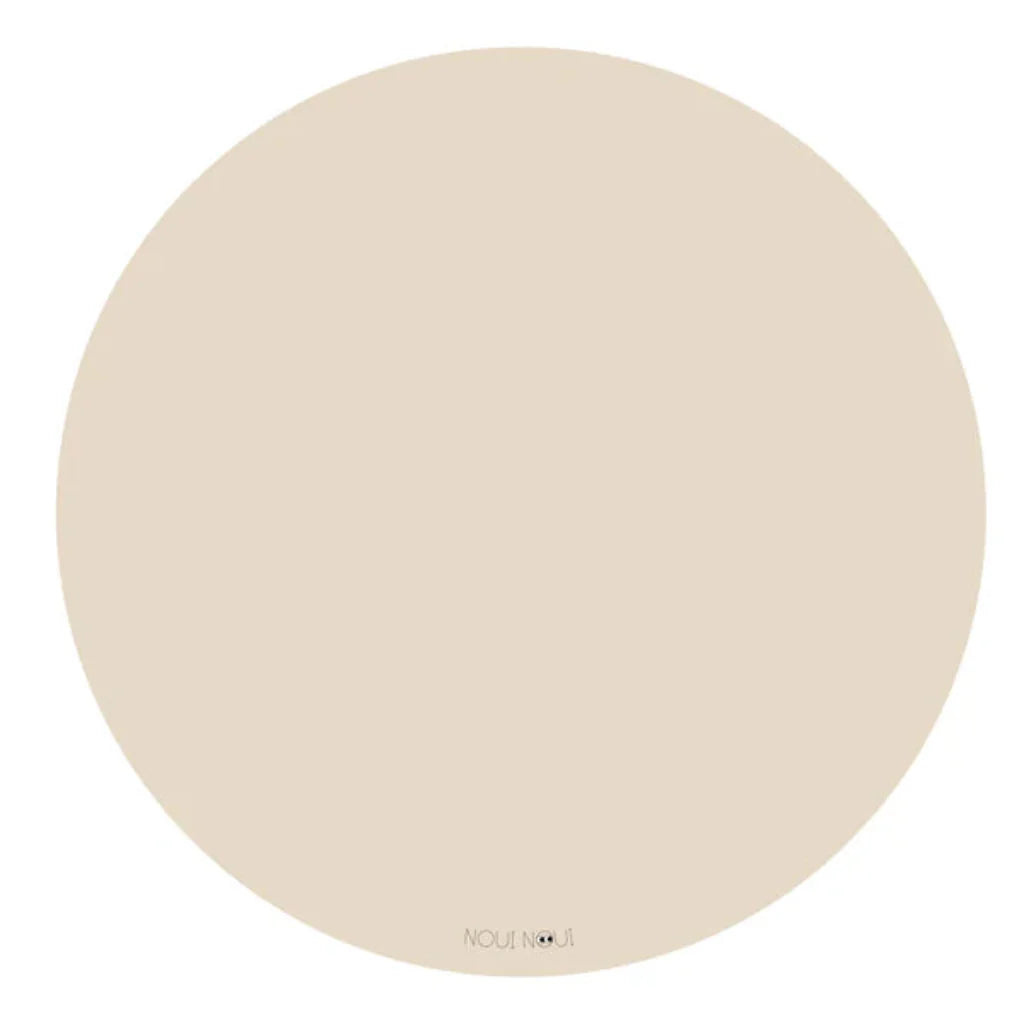 Noui Noui Floor mat, stoleunderlag rundt - Nude