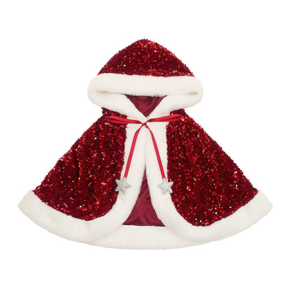 Mimi &amp; Lula - Kappe - Mrs Claus med paljetter til jul