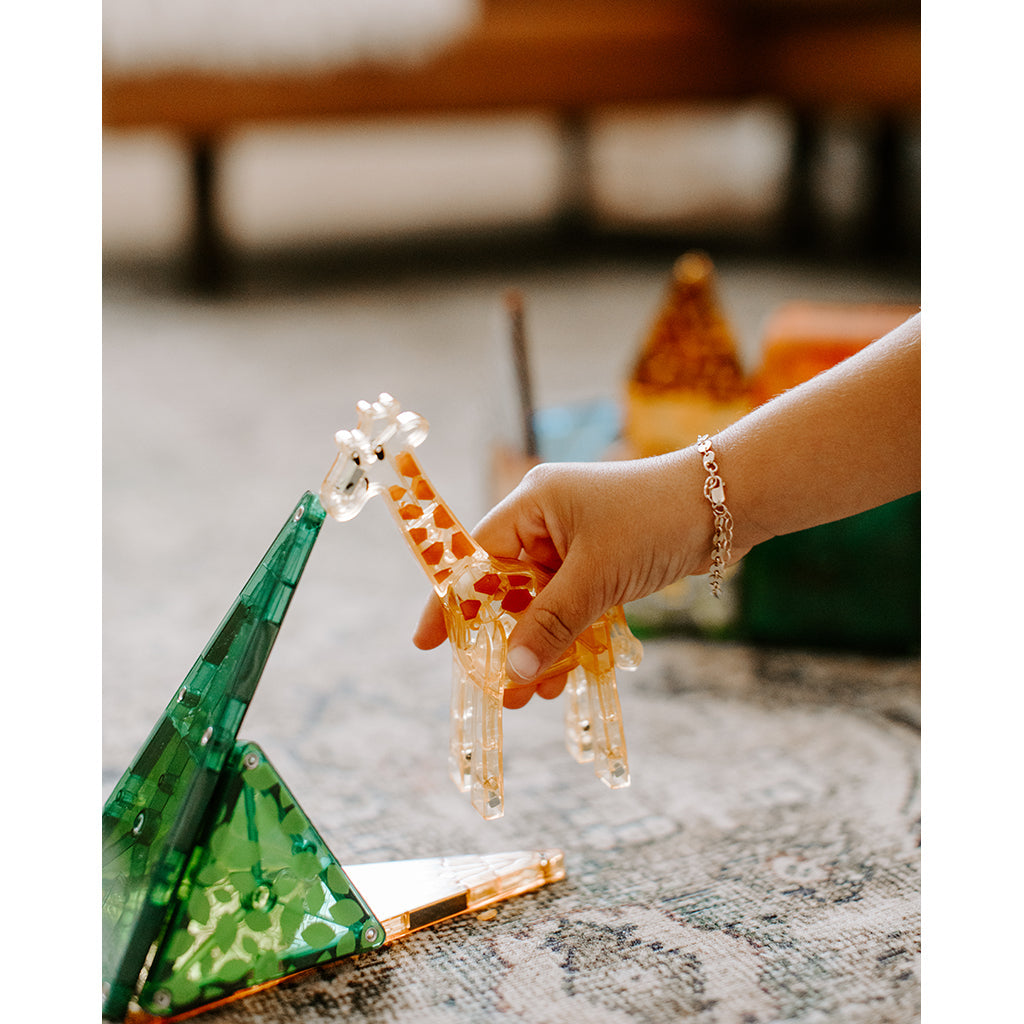 Magna-Tiles Safari Animals, Magnetisk byggesett med 25 deler