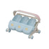 Sylvanian Families trillinge-klapvogn til dukker, med plads til tre figurer.