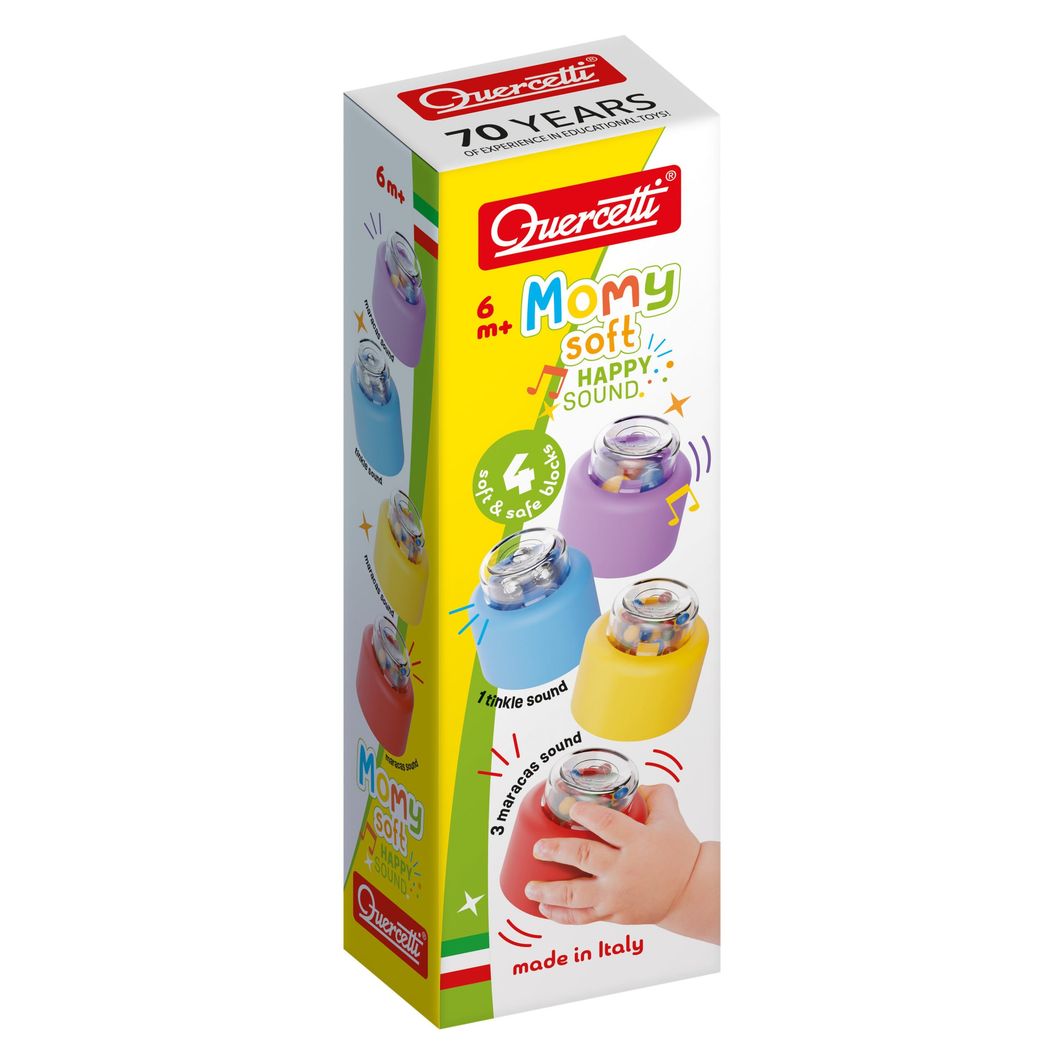 Quercetti Momy Soft - 4 myke klosser