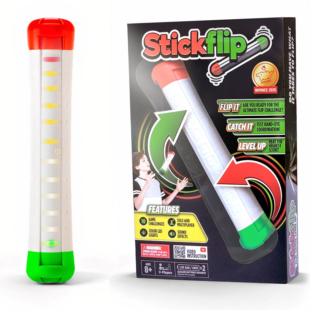 Stickflip, Kast, grib og se dit level-up