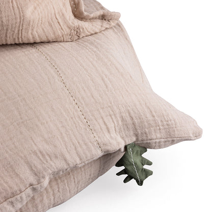 Sebra babysengetøy, musselin - Seabreeze beige