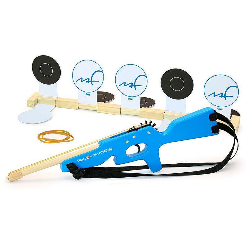 Vilac skiskytterrifle og skyteskiver