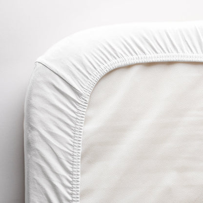 Sebra Jersey laken, baby 70 x 120 cm - Hvit