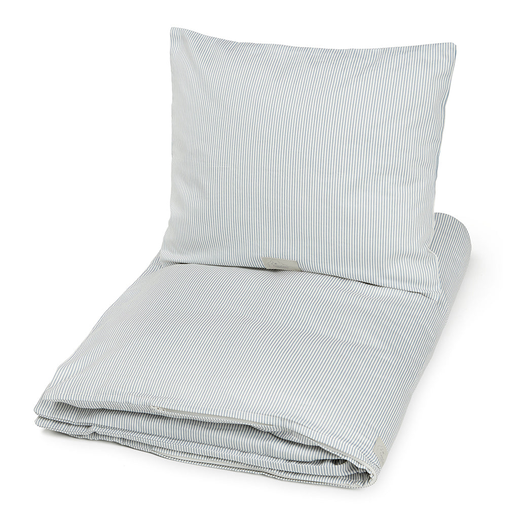 Cam Cam babysengetøy, økologisk - Classic stripes blue