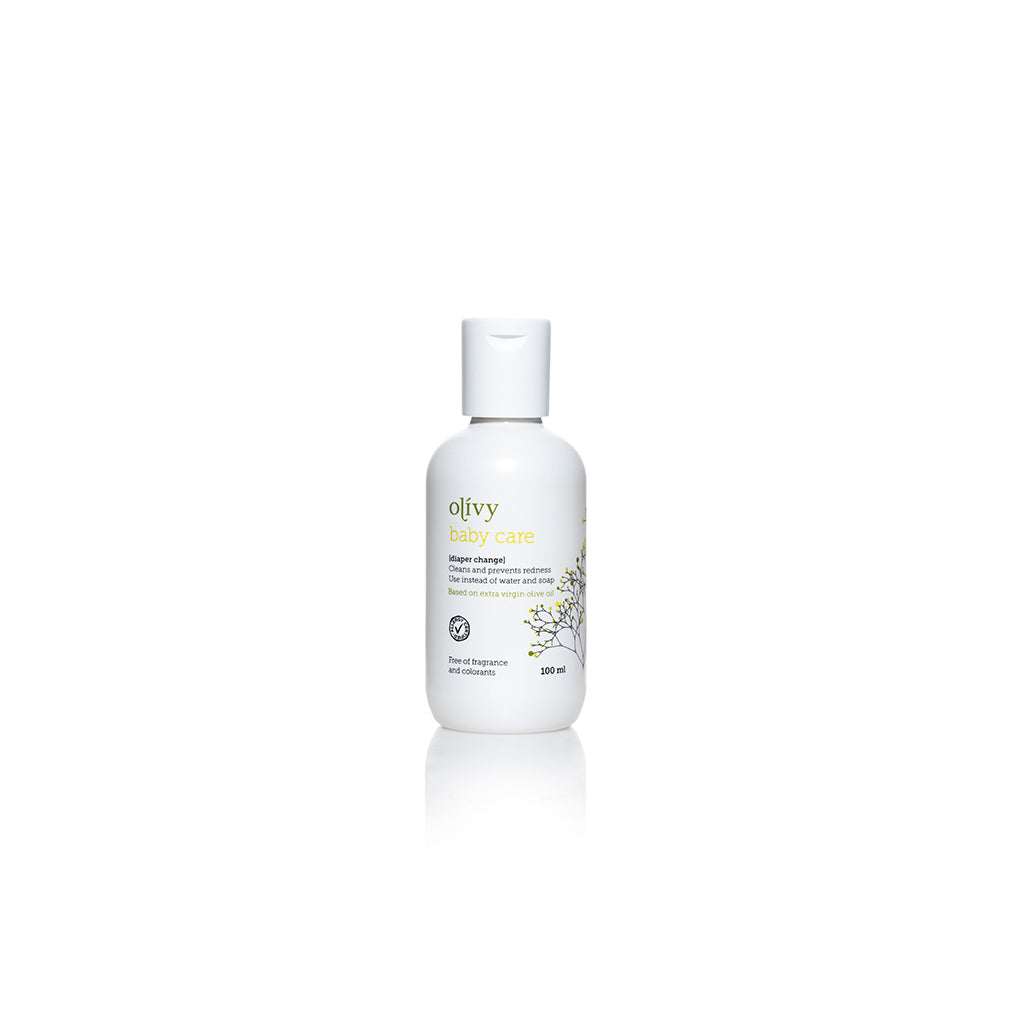 Olivy Baby Care til bleieskift, 100 ml.