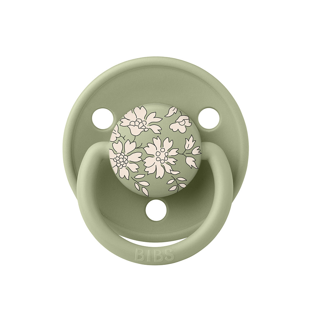 Bibs Liberty De Lux, 2-pk, smokker i silikon, str. one-size - Capel - Sage Mix