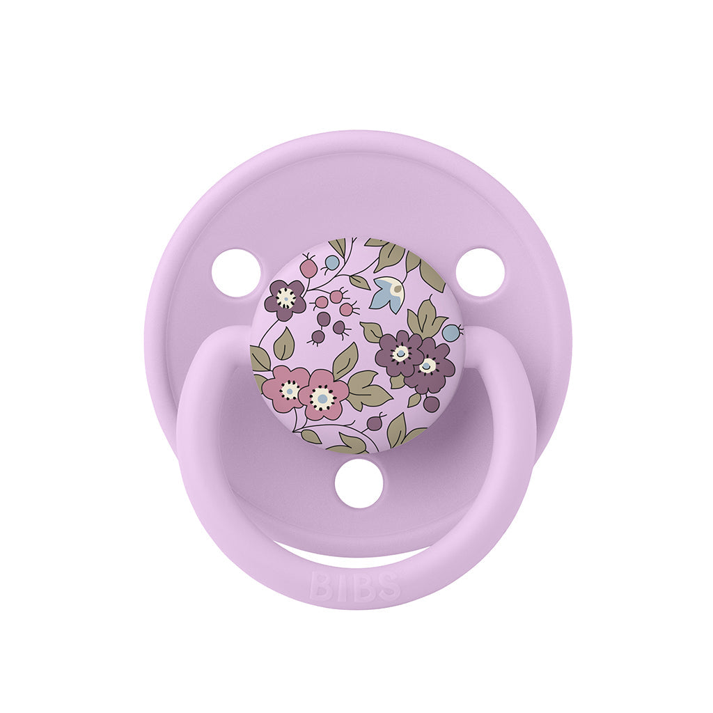 Bibs Liberty De Lux, 2-pk, smokker i silikon, str. one-size - Chamomile Lawn - Mauve Mix