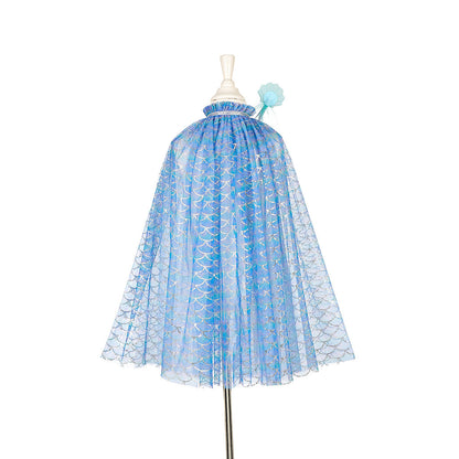 Souza havfruekappe Marlya med tiara og tryllestav - Str. 3-7 år