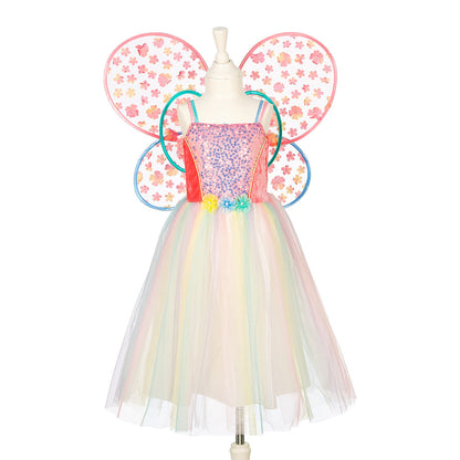 Souza sommerfuglkjole og vinger, Flora - str. 3-10 år