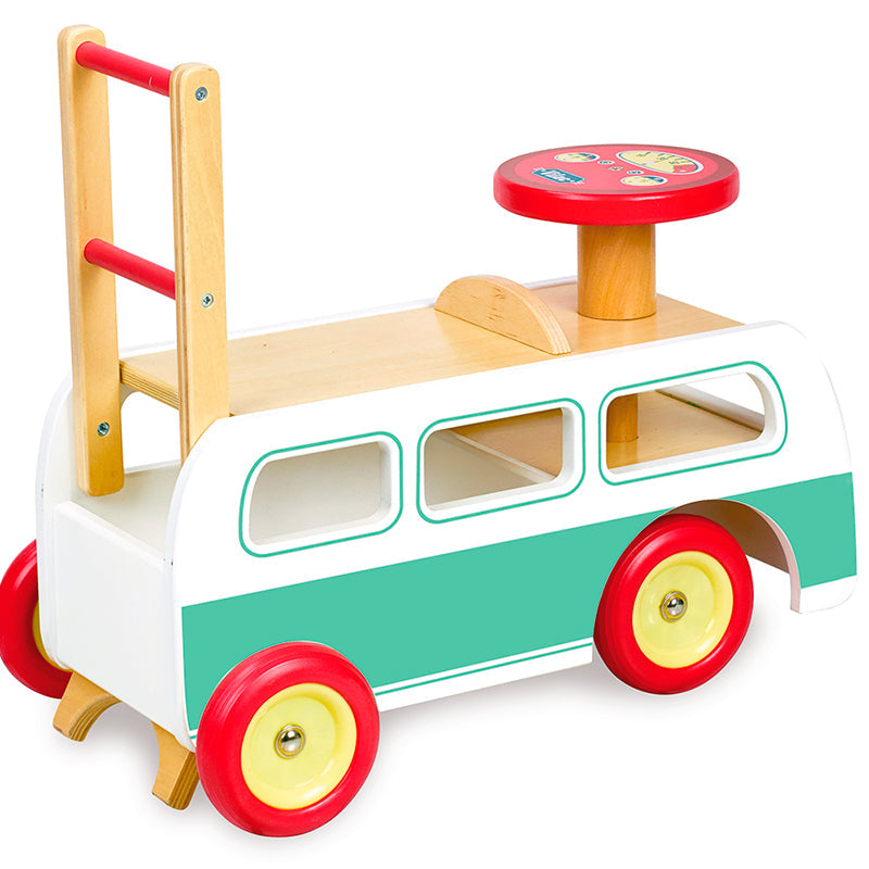 Vilac gåvogn i tre, 2-i-1 - retro buss