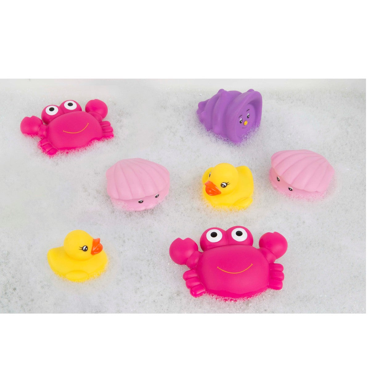 Playgro Badeleker, Floating Sea Friends pink - Forseglet