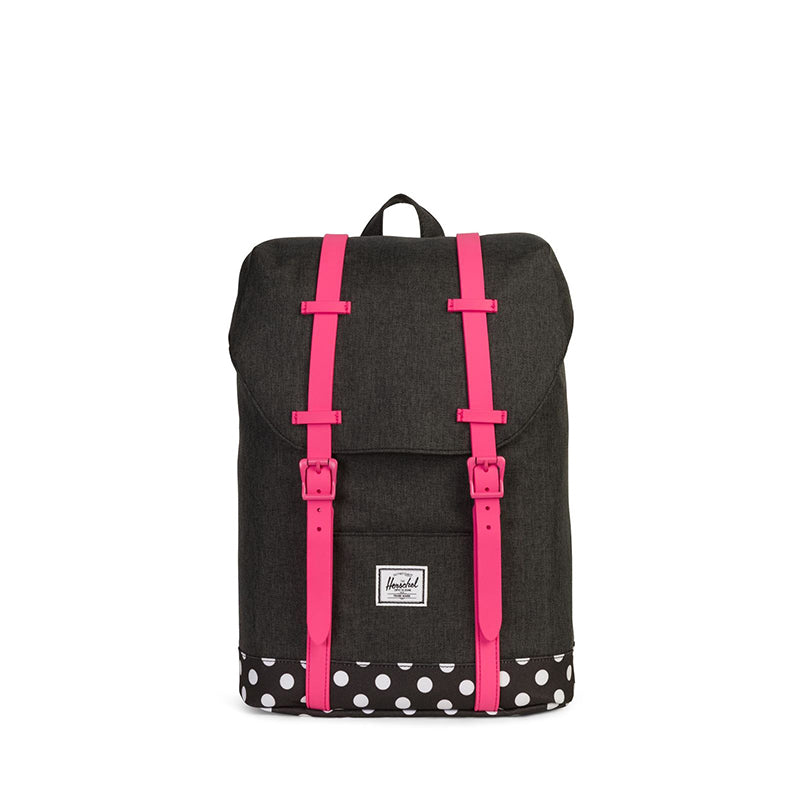 Herschel ryggsekk, Retreat Youth - Black crosshatch