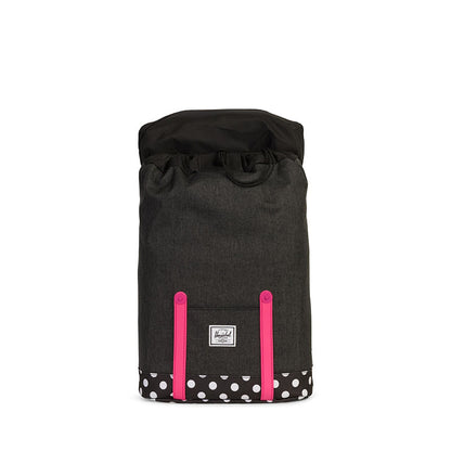 Herschel ryggsekk, Retreat Youth - Black crosshatch