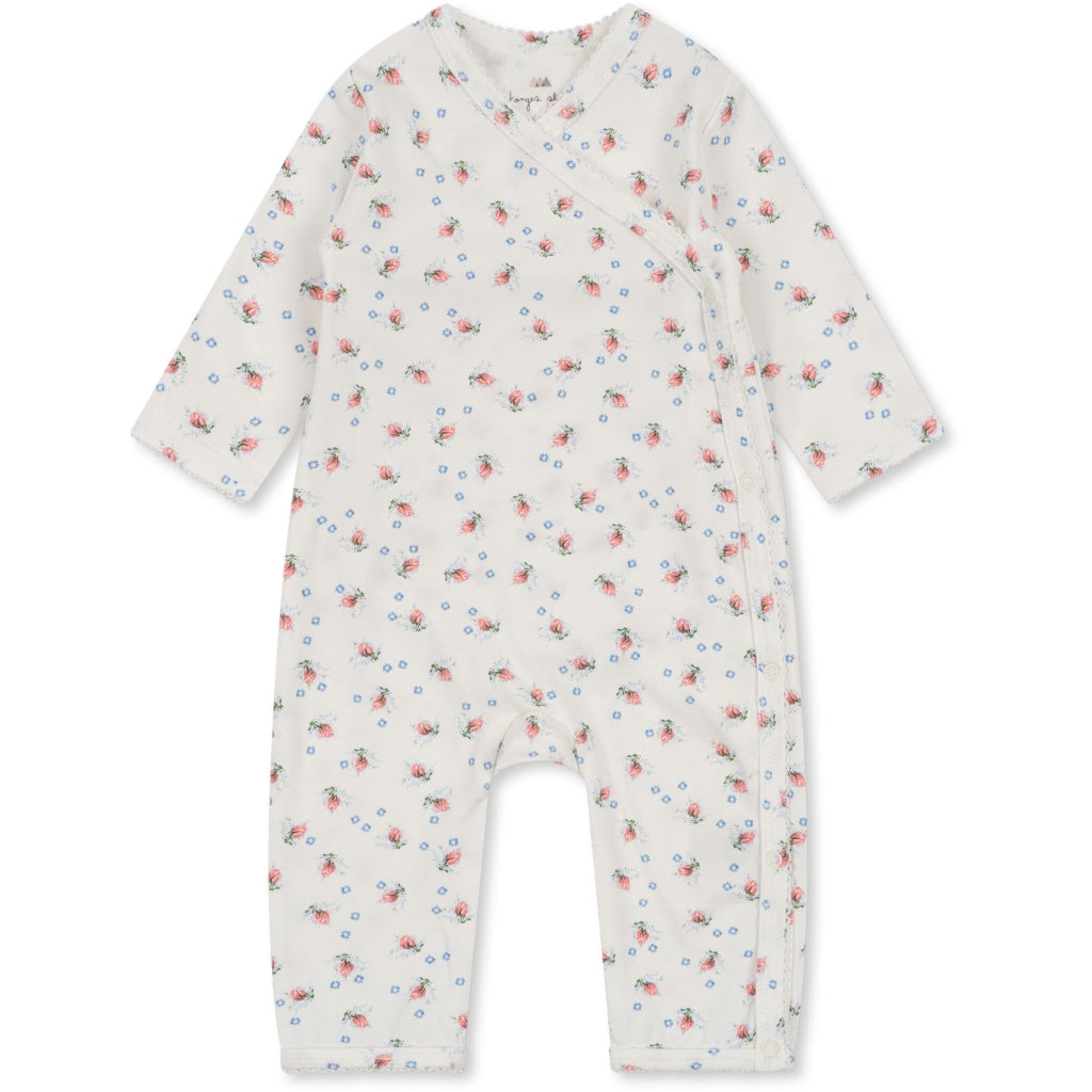 Konges Sløjd Basic body, Newborn Onesie - Briese dé été white - str. Nyfødt-6 mnd.