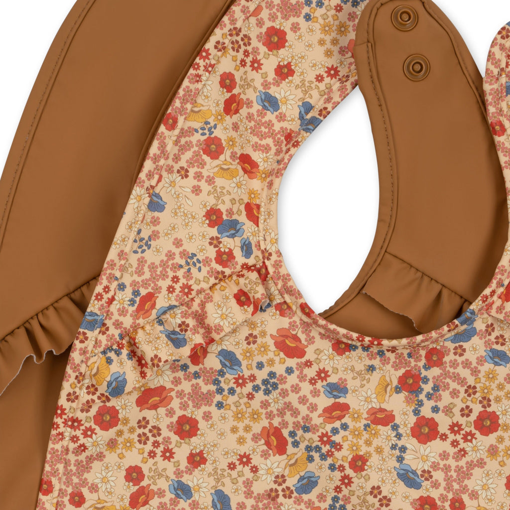 Konges Sløjd smekke m. flæser, 2-pk - Villetta/Almond