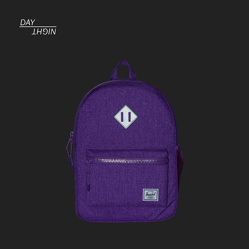 Herschel ryggsekk, Heritage Youth, medium - Deep lavender crosshatch