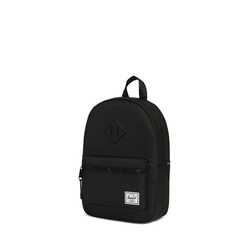 Herschel ryggsekk, Heritage Kids, liten - Black rubber