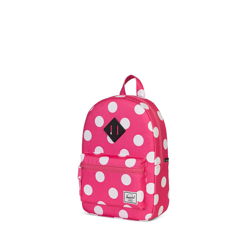 Herschel ryggsekk, Heritage Kids, liten - Polka dot fandago pink