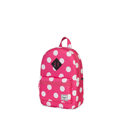 Herschel ryggsekk, Heritage Kids, liten - Polka dot fandago pink