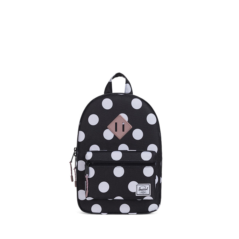 Herschel ryggsekk, Heritage Kids, liten - polka dot/ash rose