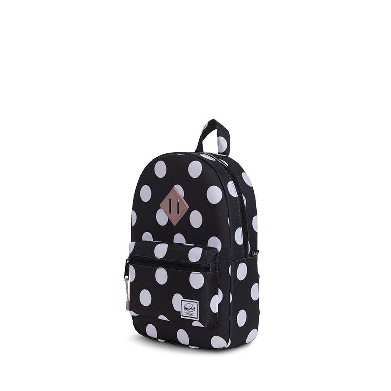 Herschel ryggsekk, Heritage Kids, liten - polka dot/ash rose