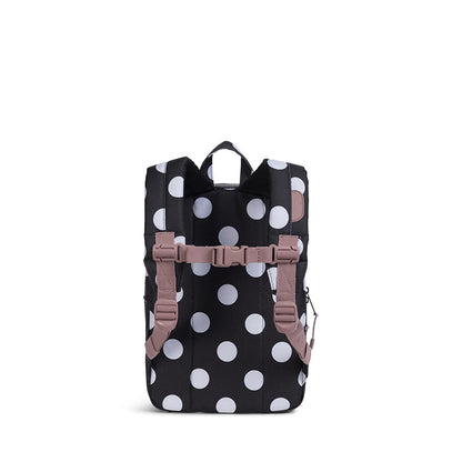 Herschel ryggsekk, Heritage Kids, liten - polka dot/ash rose