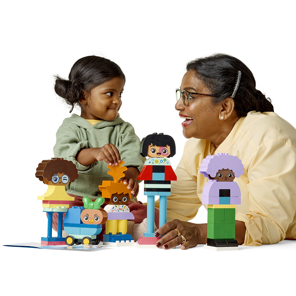 LEGO® Duplo Town, Bygg dine egne figurer med store følelser