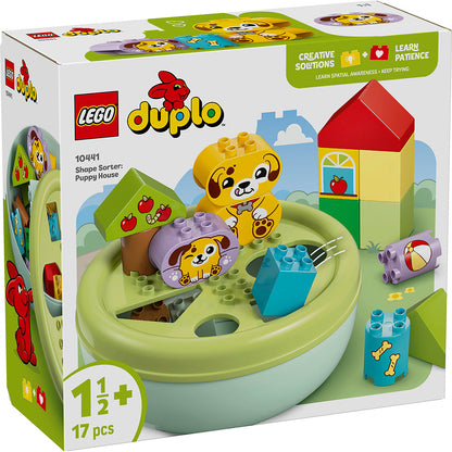 LEGO DUPLO Creative Play hundehus puttekasse med hvalpe til småbørn.