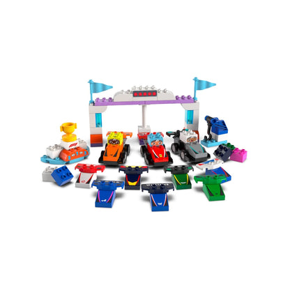 LEGO® DUPLO® By, F1®-team med racerbiler og sjåfører