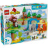 LEGO DUPLO Town, 3-i-1 vilde dyrefamilier byggesæt kasse