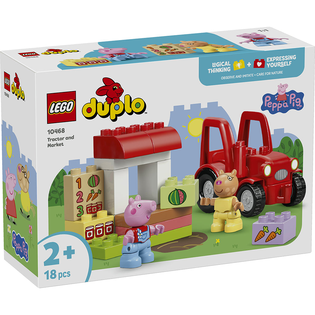 LEGO® DUPLO® Gurli Gris Traktor og marked Byggeleker