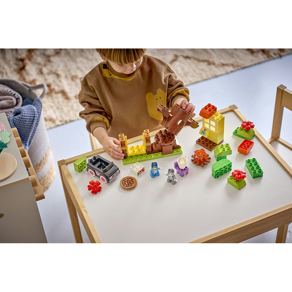 LEGO® DUPLO® Bluey Pizza-piger med Muffin og Bluey
