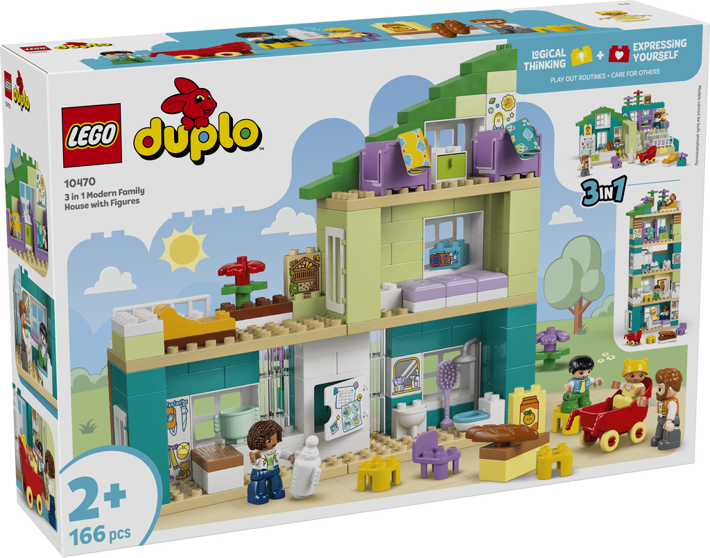 LEGO® DUPLO®, Moderne familiehus med figurer