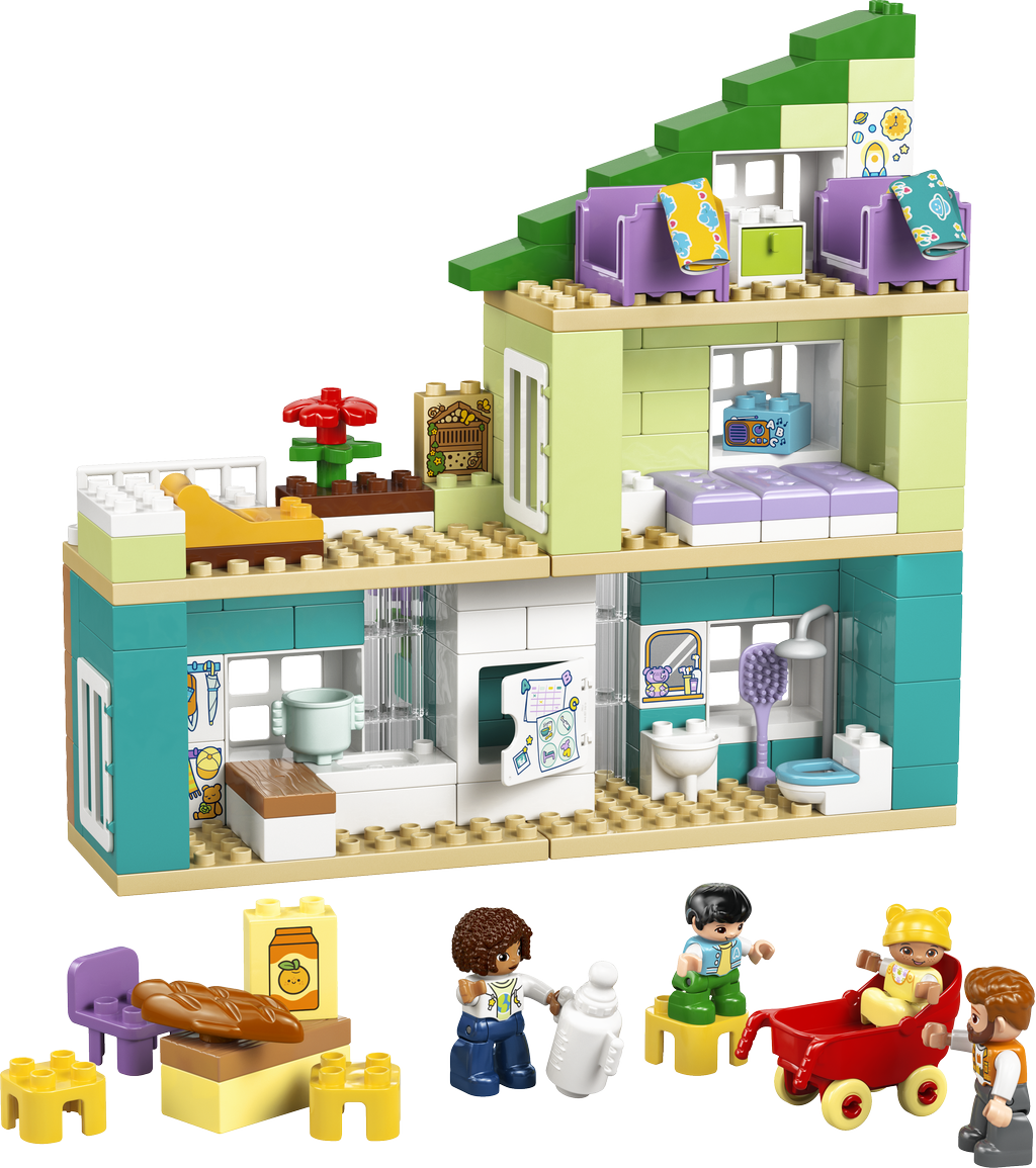 LEGO® DUPLO®, Moderne familiehus med figurer