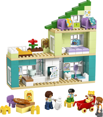 LEGO® DUPLO®, Moderne familiehus med figurer