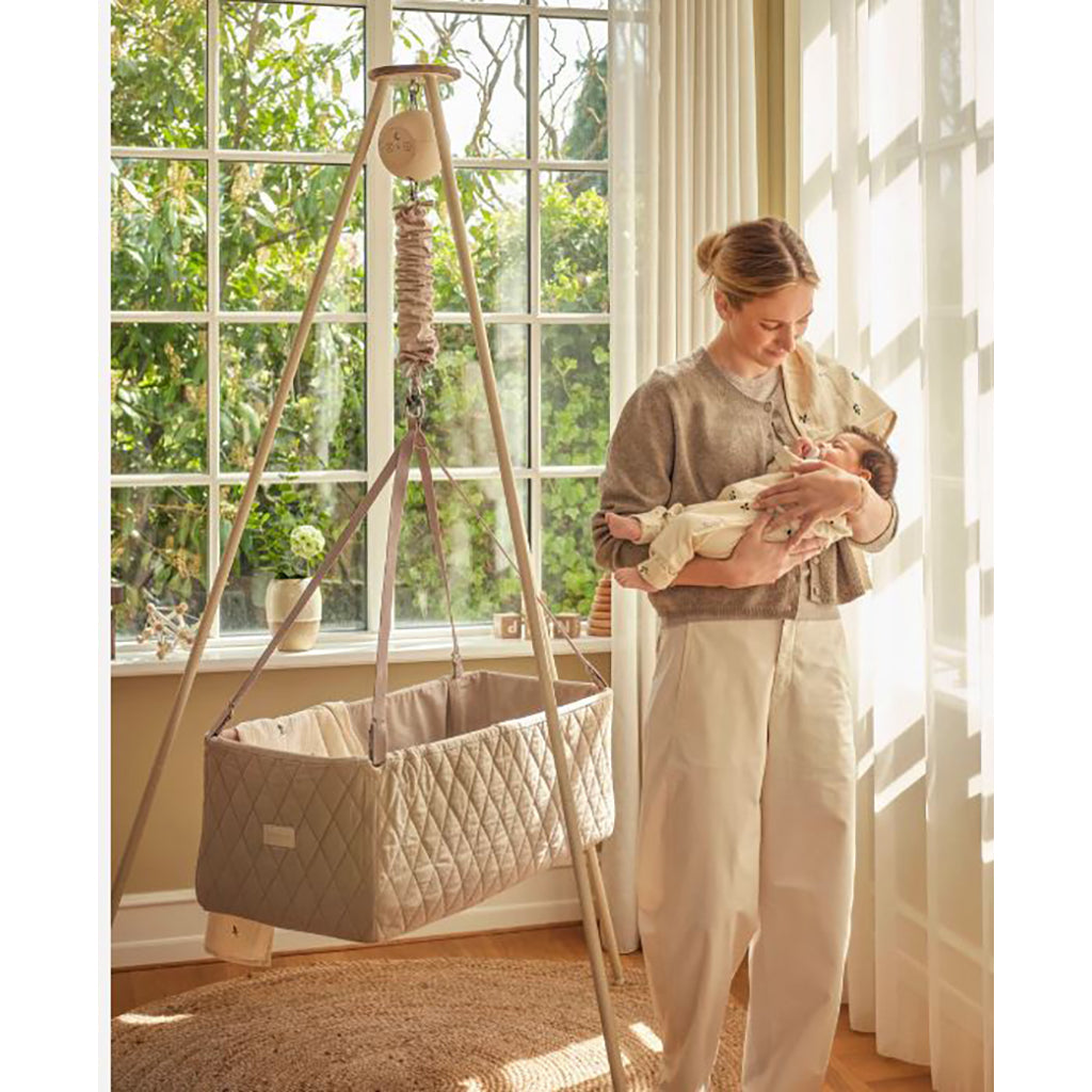 Moonboon Tripod, stativ til vugge eller slyngevugge - Creme White