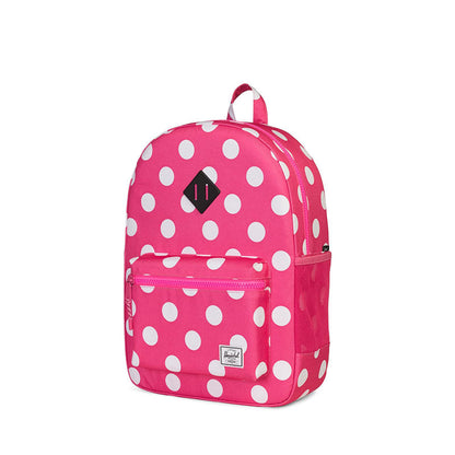 Herschel ryggsekk, Heritage Youth, XL - Polka dot fandango pink