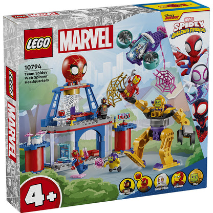 LEGO Marvel Spiderman, Team Spideys netspinder-hovedkvarter kassebillede